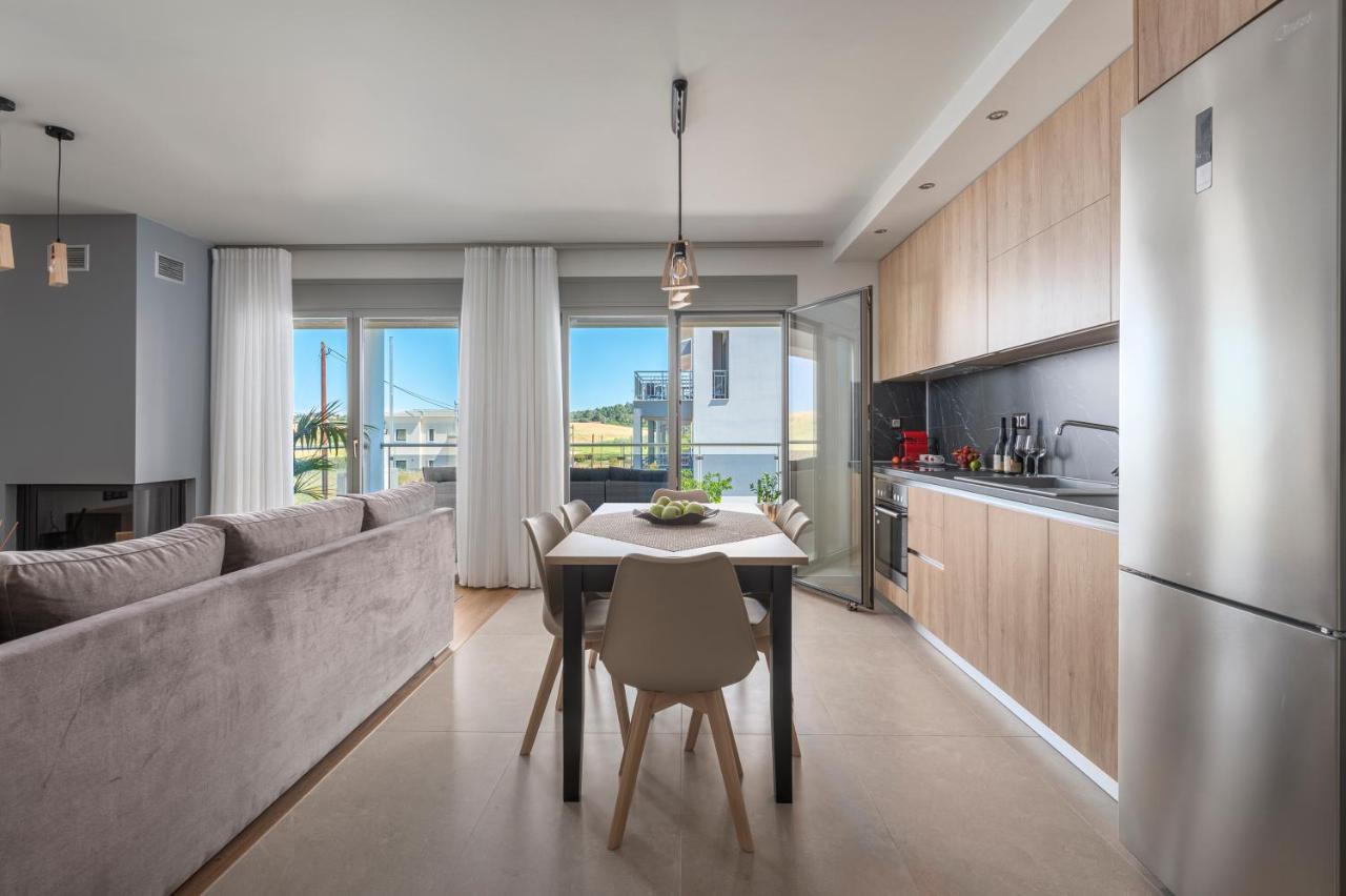 Sea Wind Luxury Apartments With Pool Kassandra Halkidikι Néa Fókaia Εξωτερικό φωτογραφία